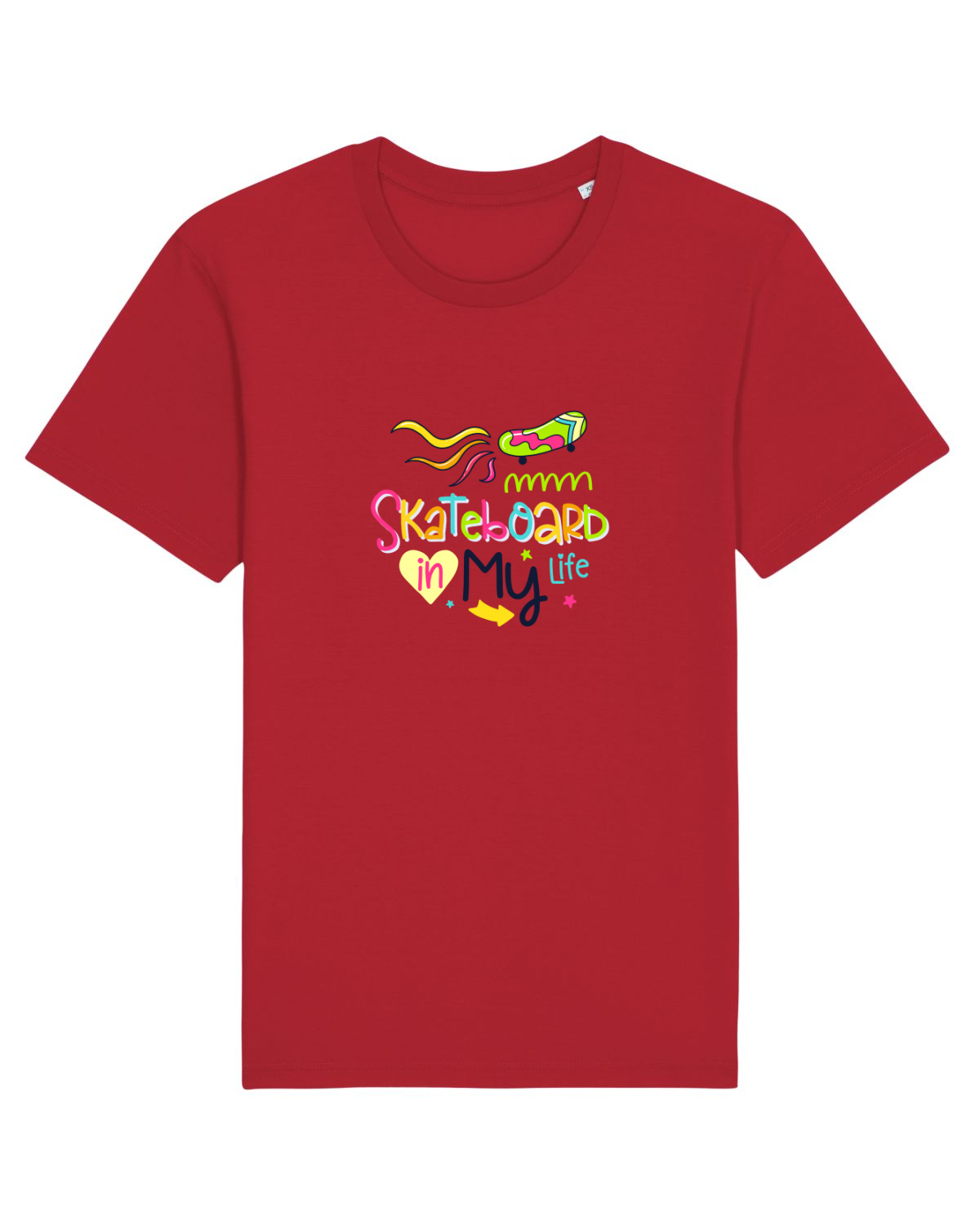 Tricou mânecă scurtă Unisex Rocker Red