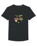 Skateboard in My Life Tricou mânecă scurtă guler larg Bărbat Skater