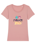 Forever Together Tricou mânecă scurtă guler larg fitted Damă Expresser
