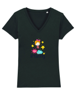 You look Amazing Tricou mânecă scurtă guler V Damă Evoker
