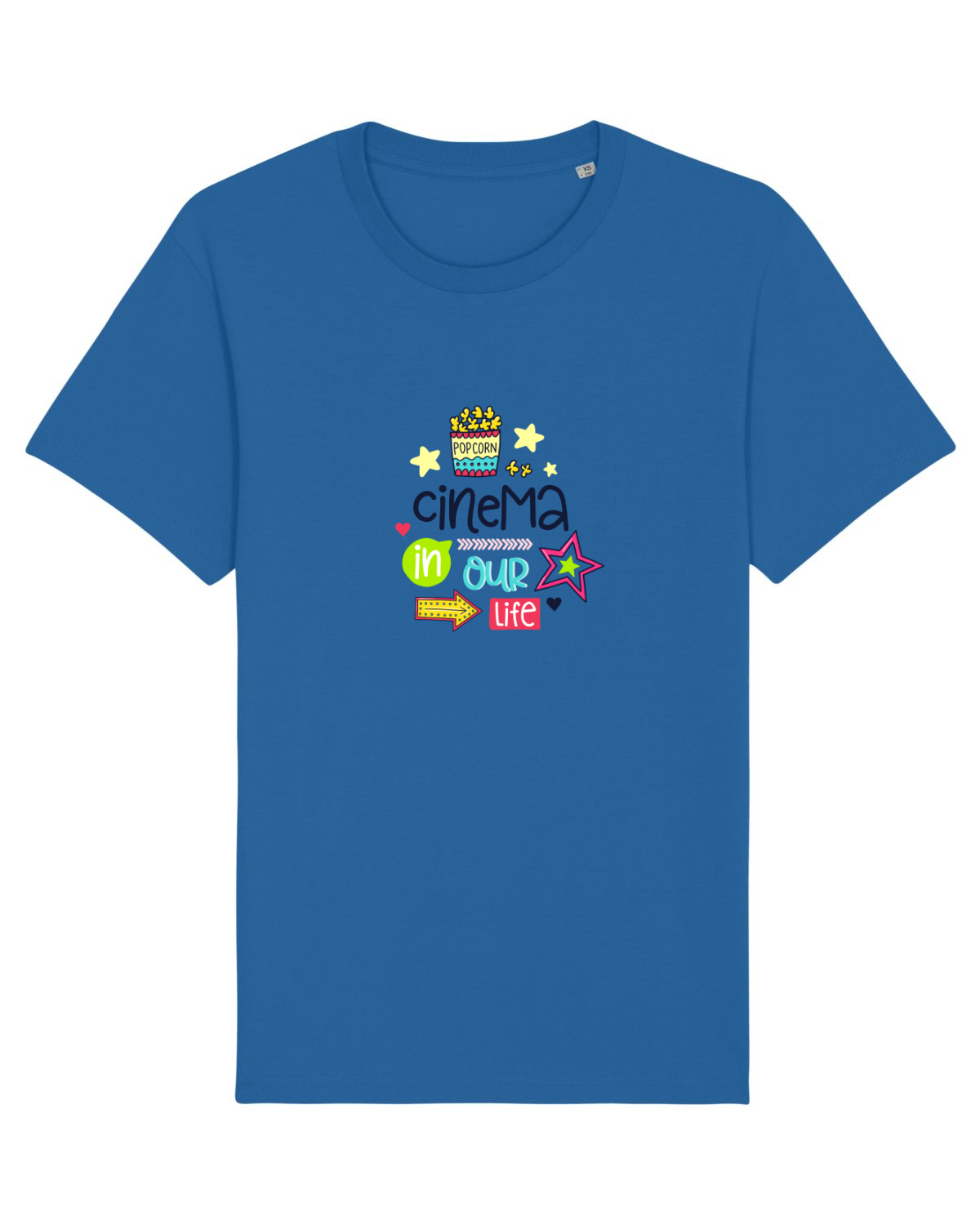 Tricou mânecă scurtă Unisex Rocker Royal Blue