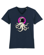 Caracatiță Astronaut Tricou mânecă scurtă guler V Bărbat Presenter