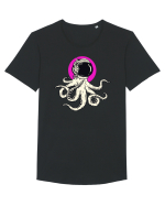 Caracatiță Astronaut Tricou mânecă scurtă guler larg Bărbat Skater