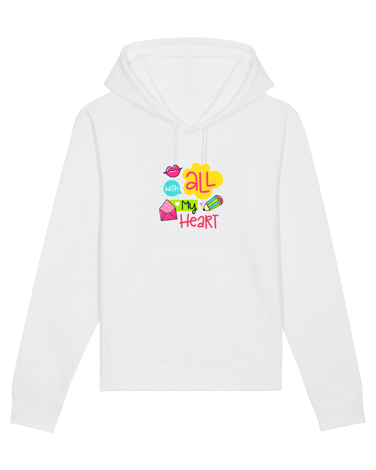 Hanorac Unisex Drummer White