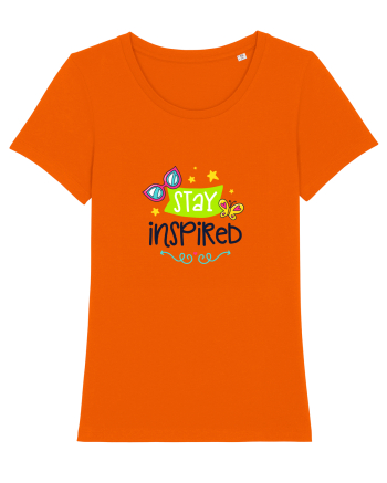 Stay Inspired Bright Orange
