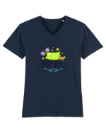 Stay Inspired Tricou mânecă scurtă guler V Bărbat Presenter