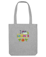 I love Summer Sacoșă textilă