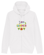 I love Summer Hanorac cu fermoar Unisex Connector