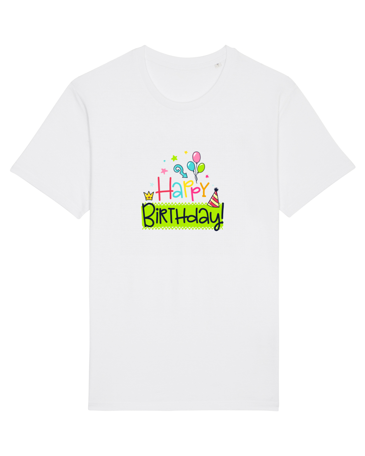 Tricou mânecă scurtă Unisex Rocker White