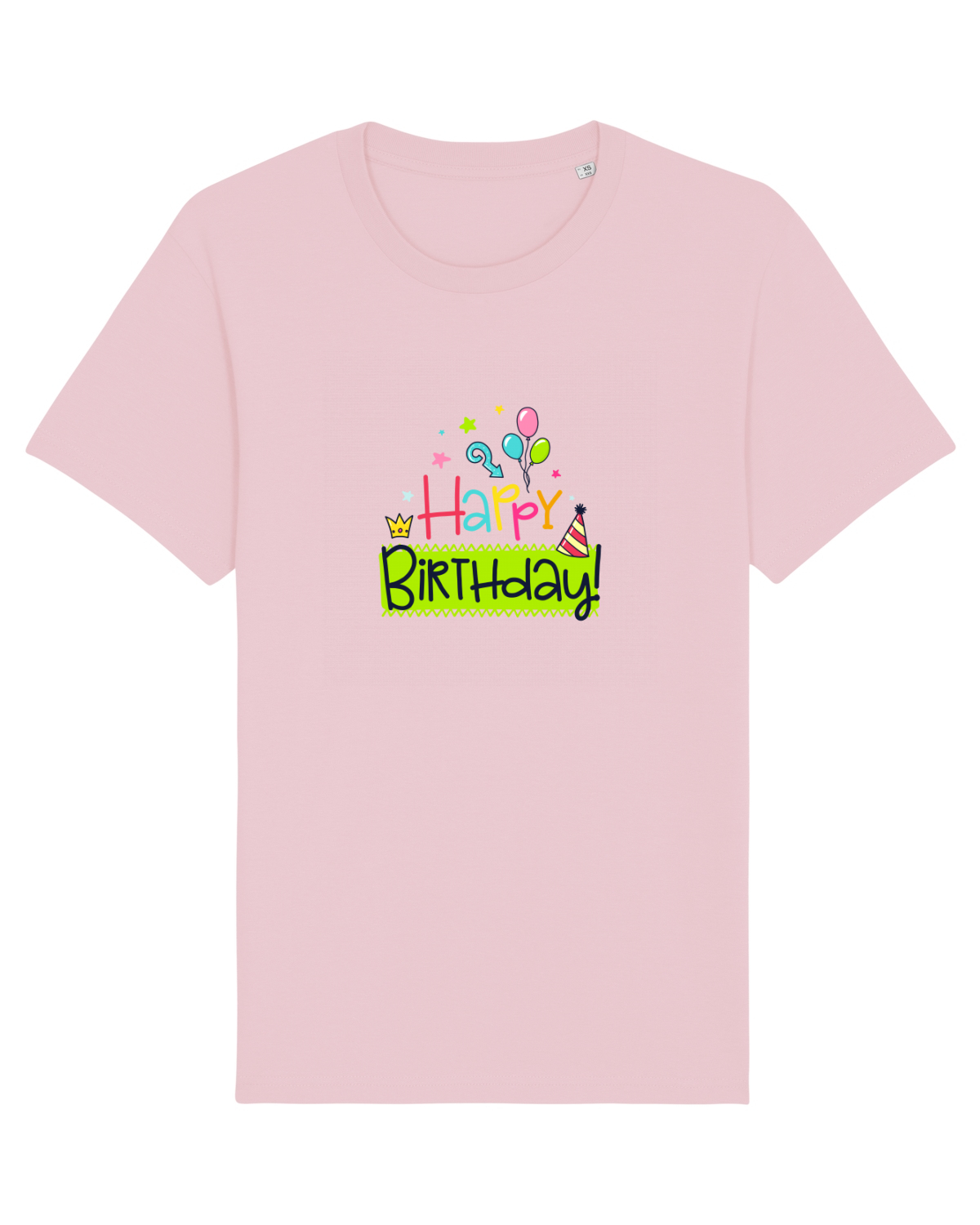 Tricou mânecă scurtă Unisex Rocker Cotton Pink