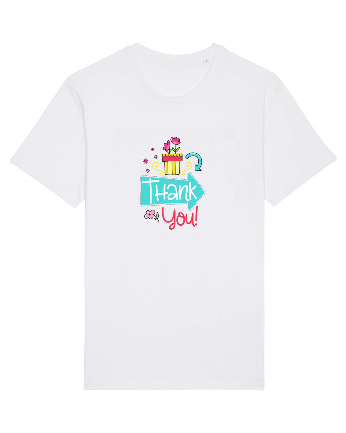 Tricou mânecă scurtă Unisex Rocker White