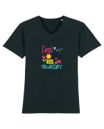 Find the Joy Tricou mânecă scurtă guler V Bărbat Presenter