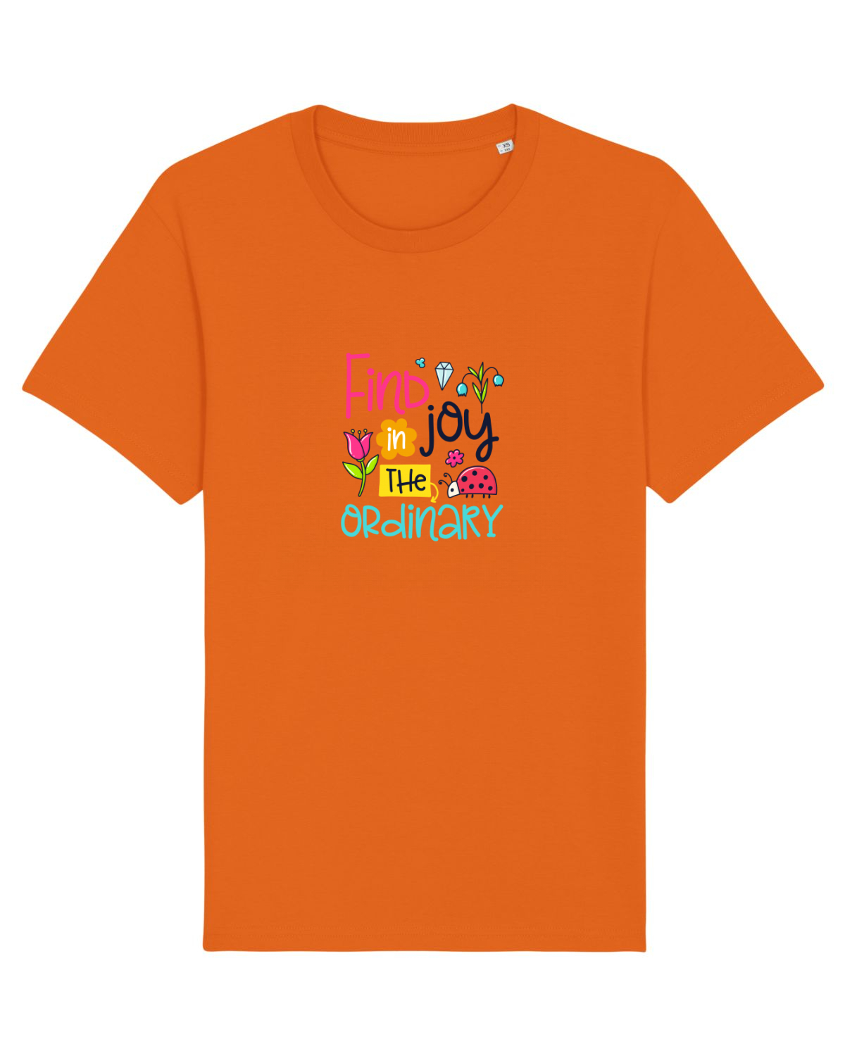 Tricou mânecă scurtă Unisex Rocker Bright Orange