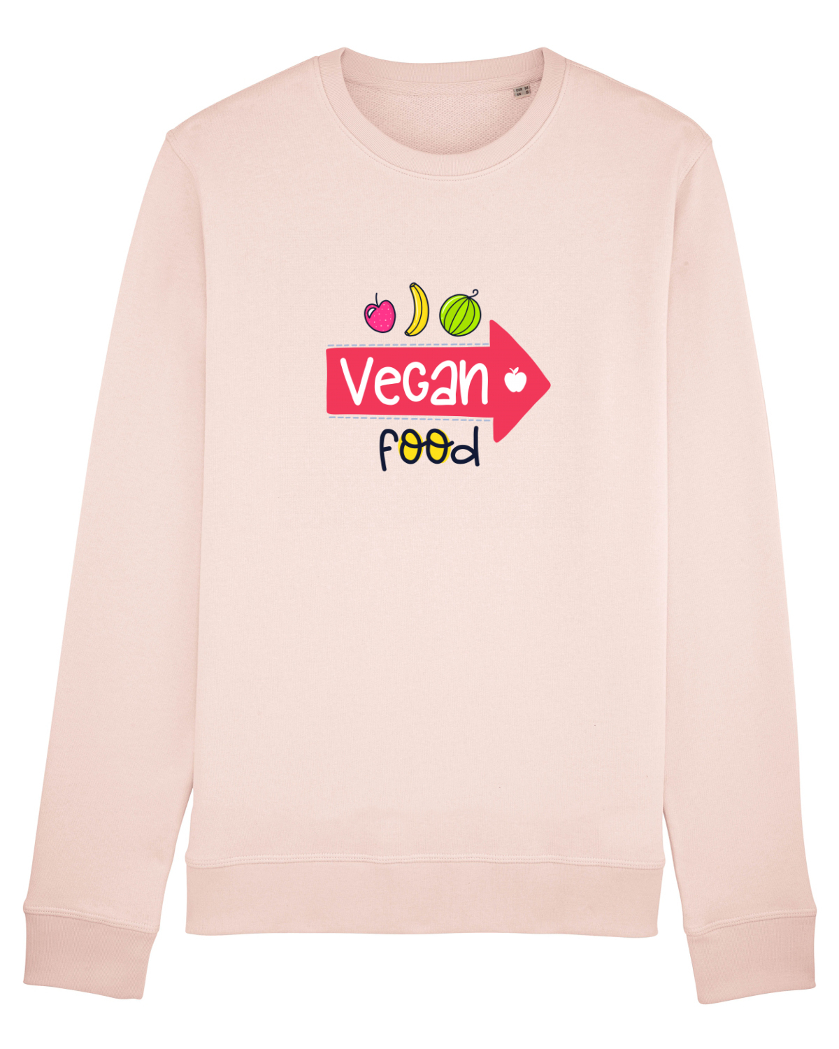 Bluză mânecă lungă Unisex Rise Candy Pink