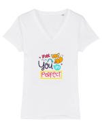 You are Perfect Tricou mânecă scurtă guler V Damă Evoker
