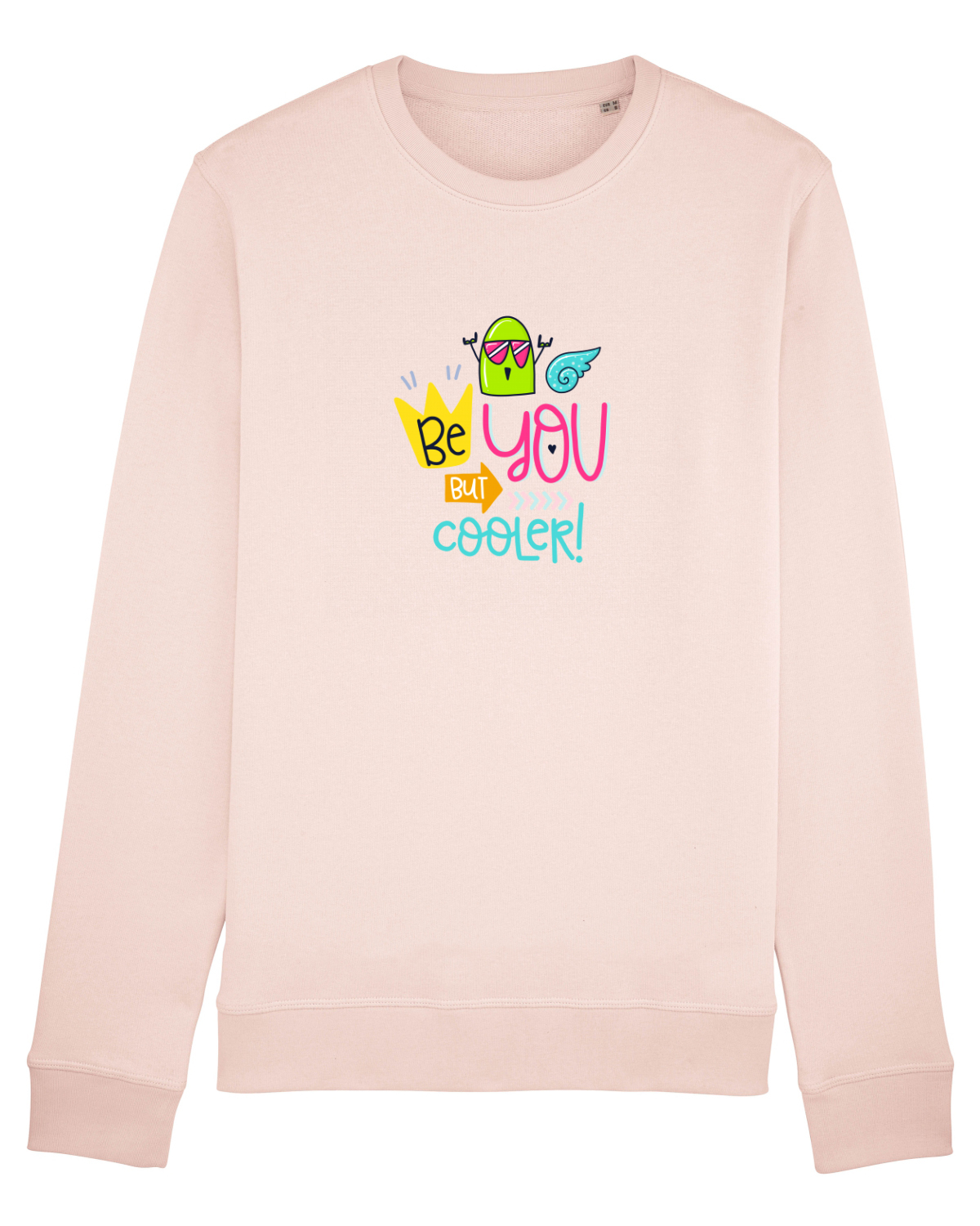 Bluză mânecă lungă Unisex Rise Candy Pink