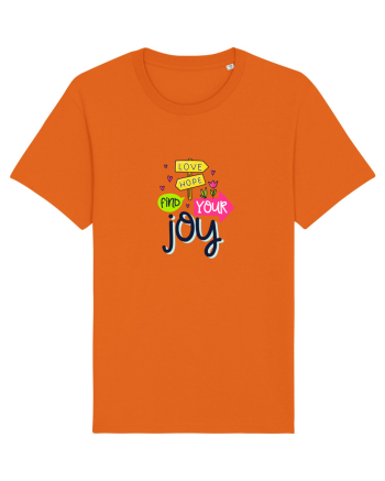 Find Your Joy Bright Orange