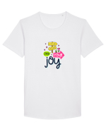 Find Your Joy Tricou mânecă scurtă guler larg Bărbat Skater