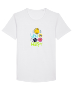 You are my Happy Tricou mânecă scurtă guler larg Bărbat Skater