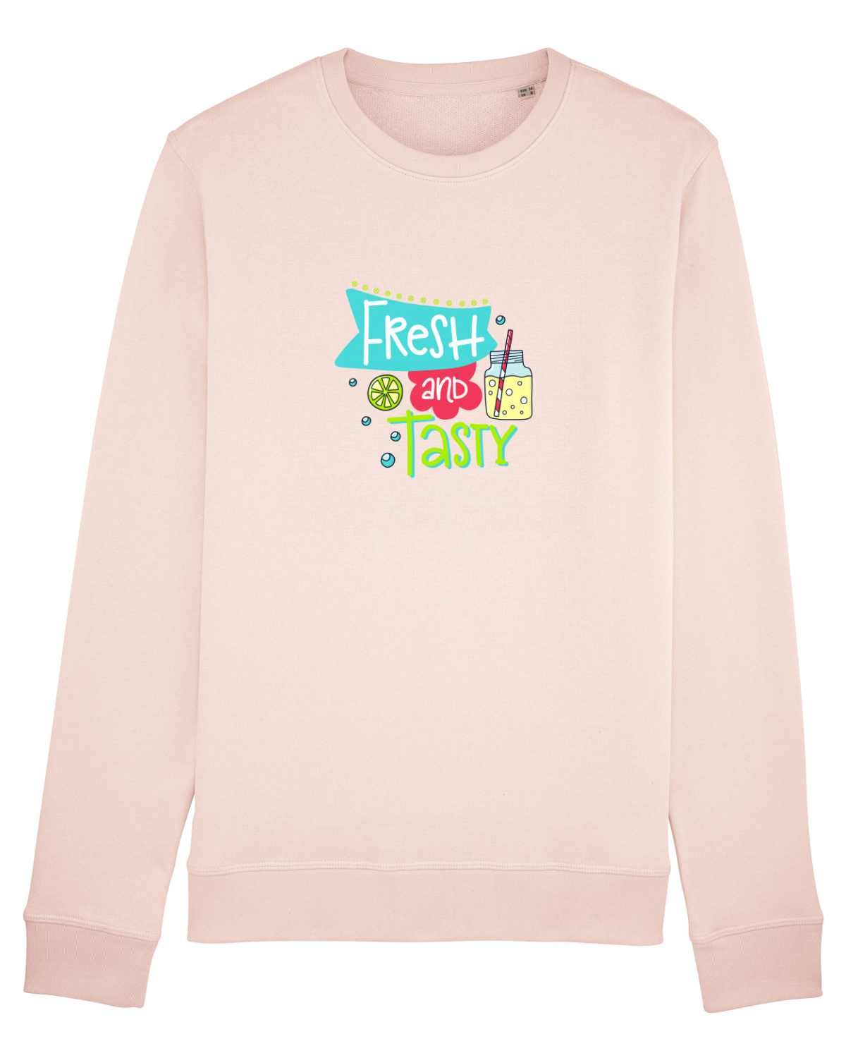 Bluză mânecă lungă Unisex Rise Candy Pink