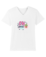 Oh Sweet Tricou mânecă scurtă guler V Bărbat Presenter