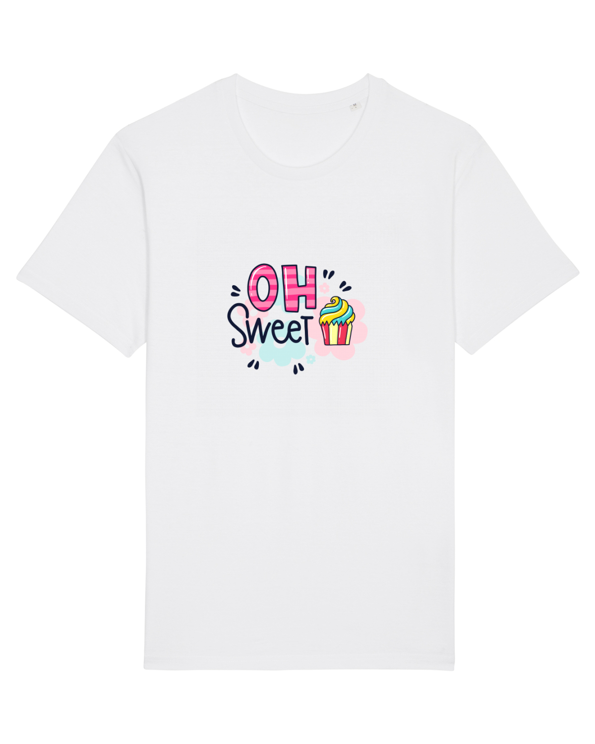 Tricou mânecă scurtă Unisex Rocker White