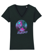villalobos Tricou mânecă scurtă guler V Damă Evoker