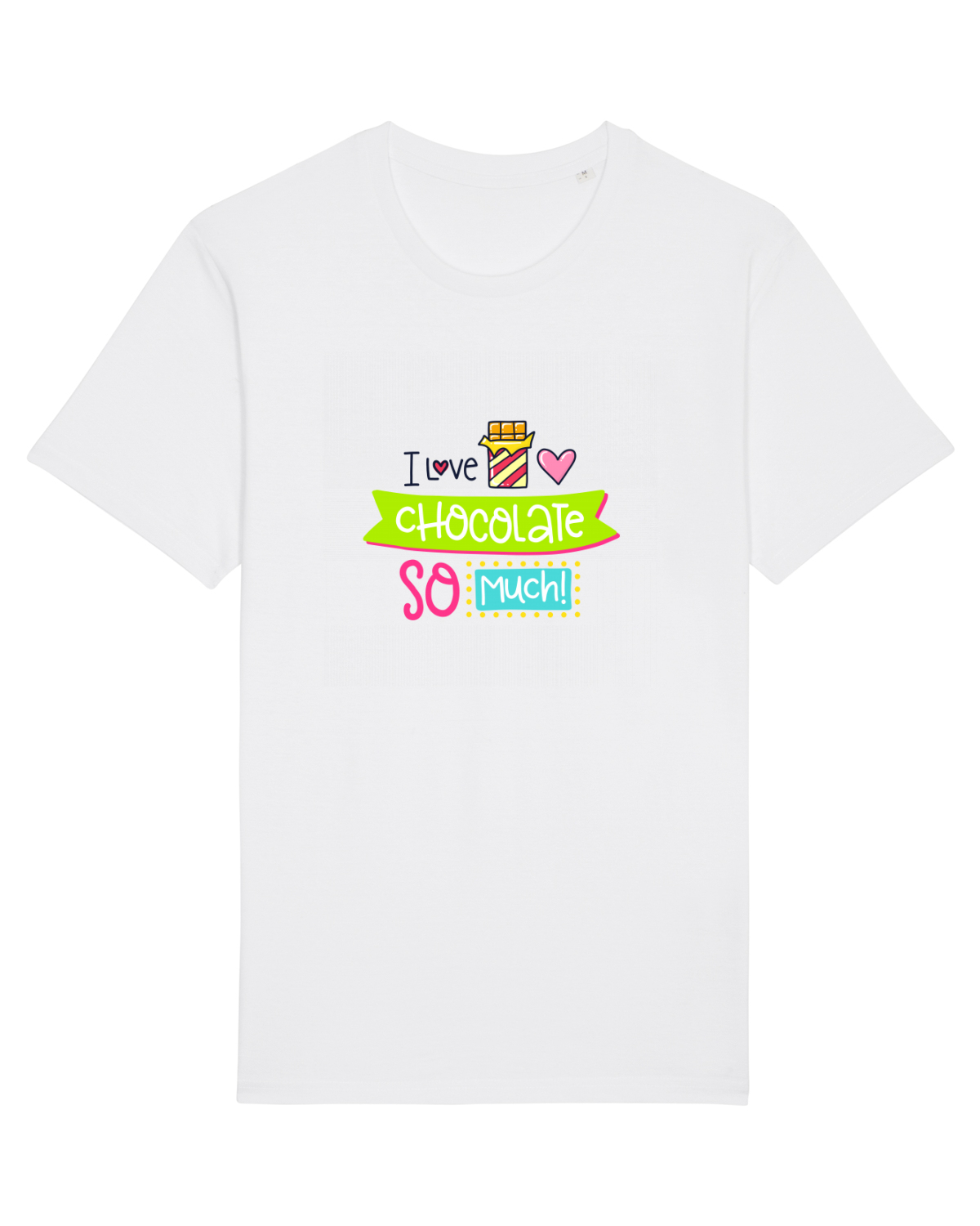 Tricou mânecă scurtă Unisex Rocker White