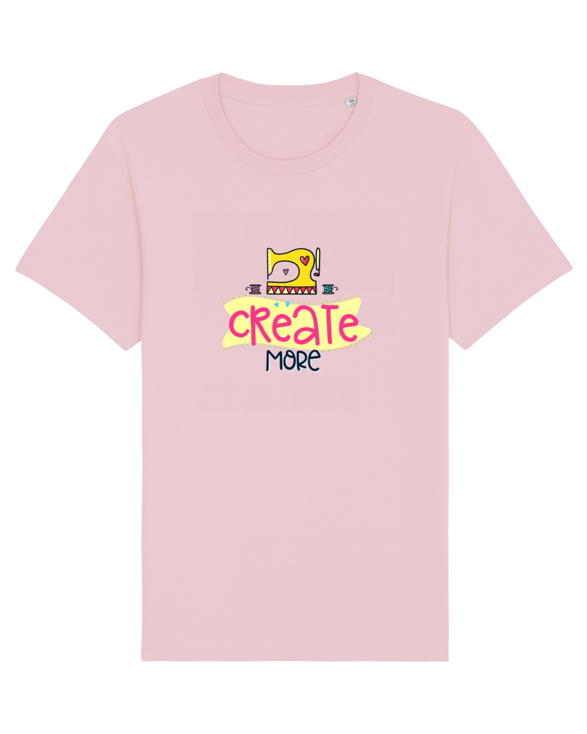 Tricou mânecă scurtă Unisex Rocker Cotton Pink