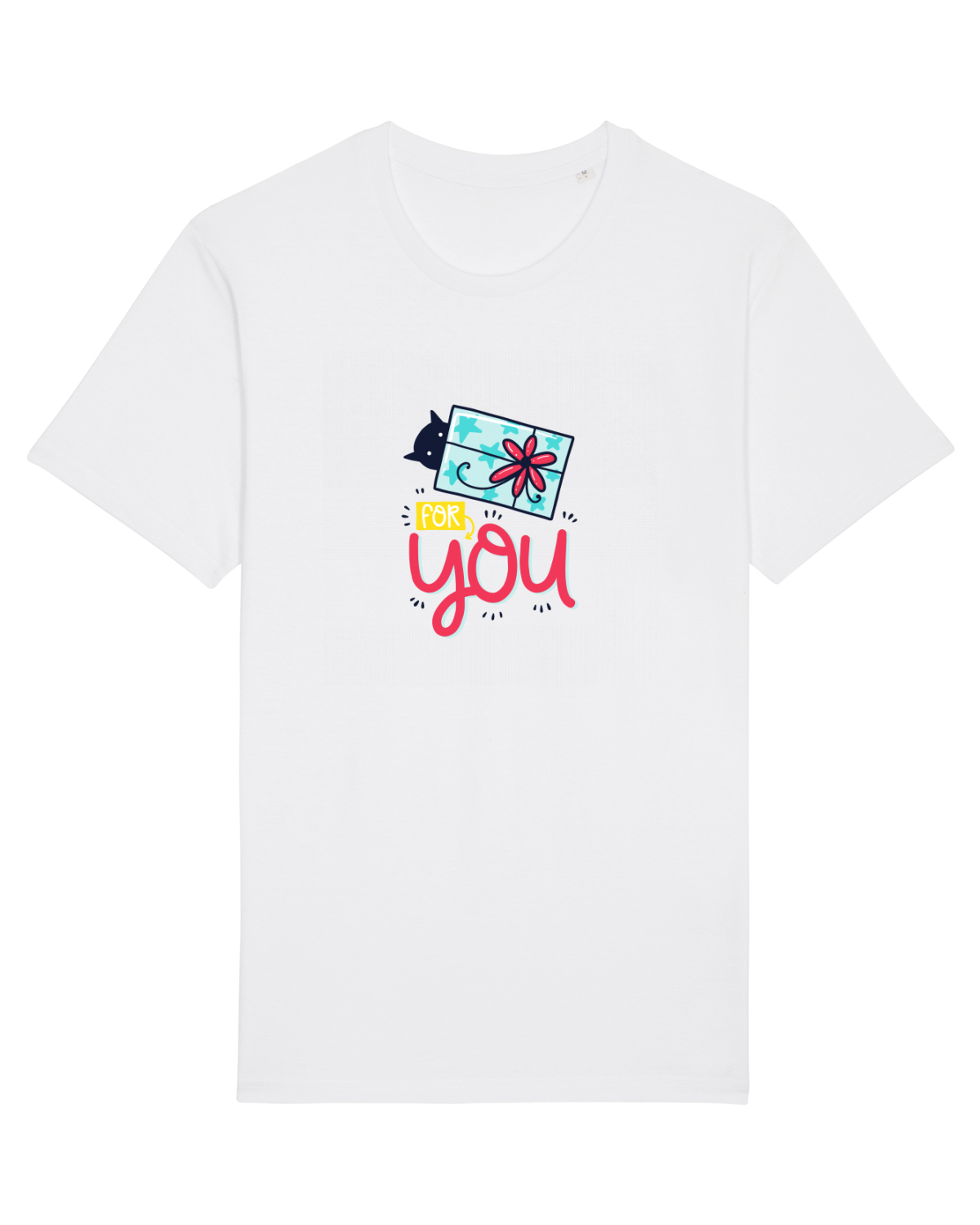 Tricou mânecă scurtă Unisex Rocker White