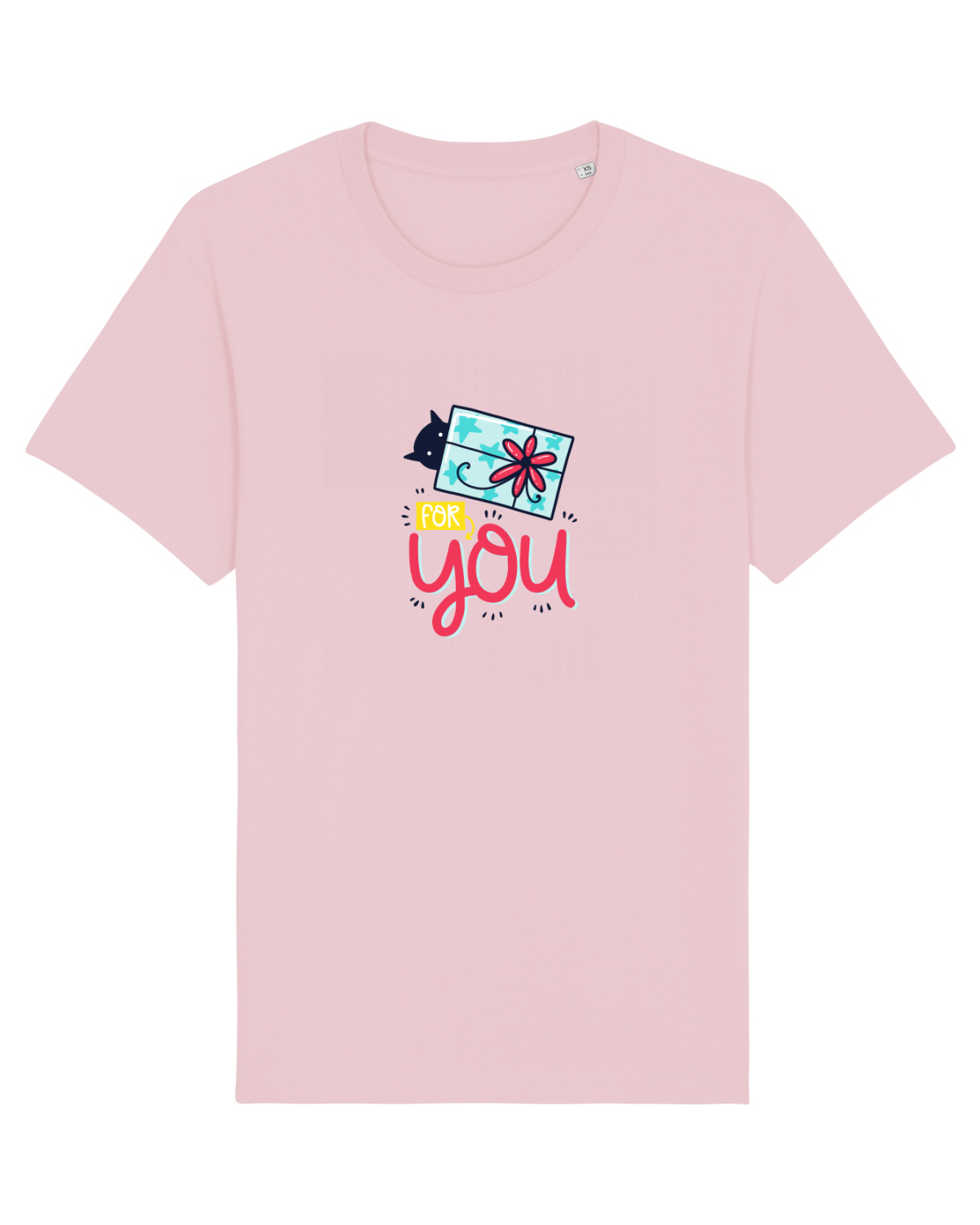 Tricou mânecă scurtă Unisex Rocker Cotton Pink