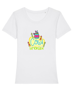 Cold Lemonade Tricou mânecă scurtă guler larg fitted Damă Expresser