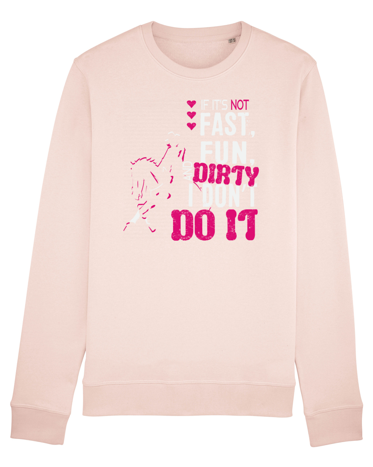 Bluză mânecă lungă Unisex Rise Candy Pink