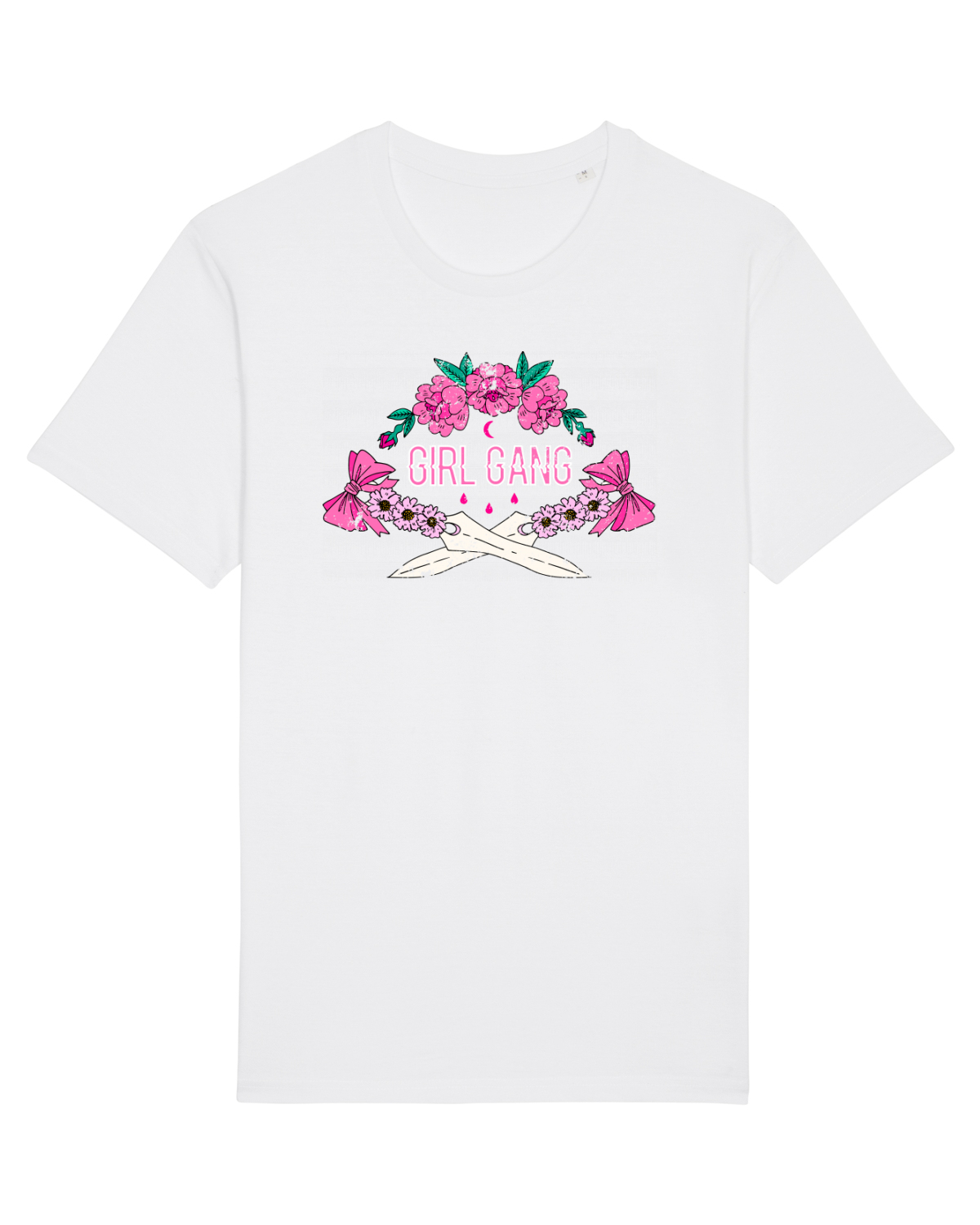 Tricou mânecă scurtă Unisex Rocker White