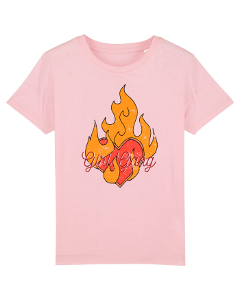Girl Gang Fire Cotton Pink