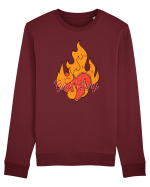 Girl Gang Fire Bluză mânecă lungă Unisex Rise