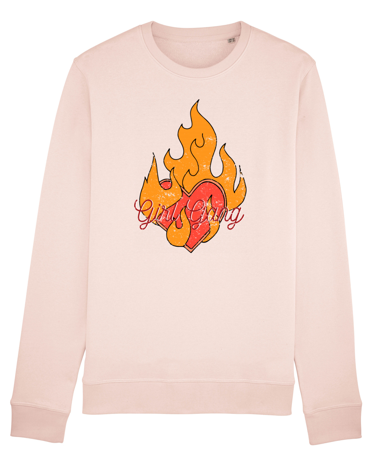 Bluză mânecă lungă Unisex Rise Candy Pink