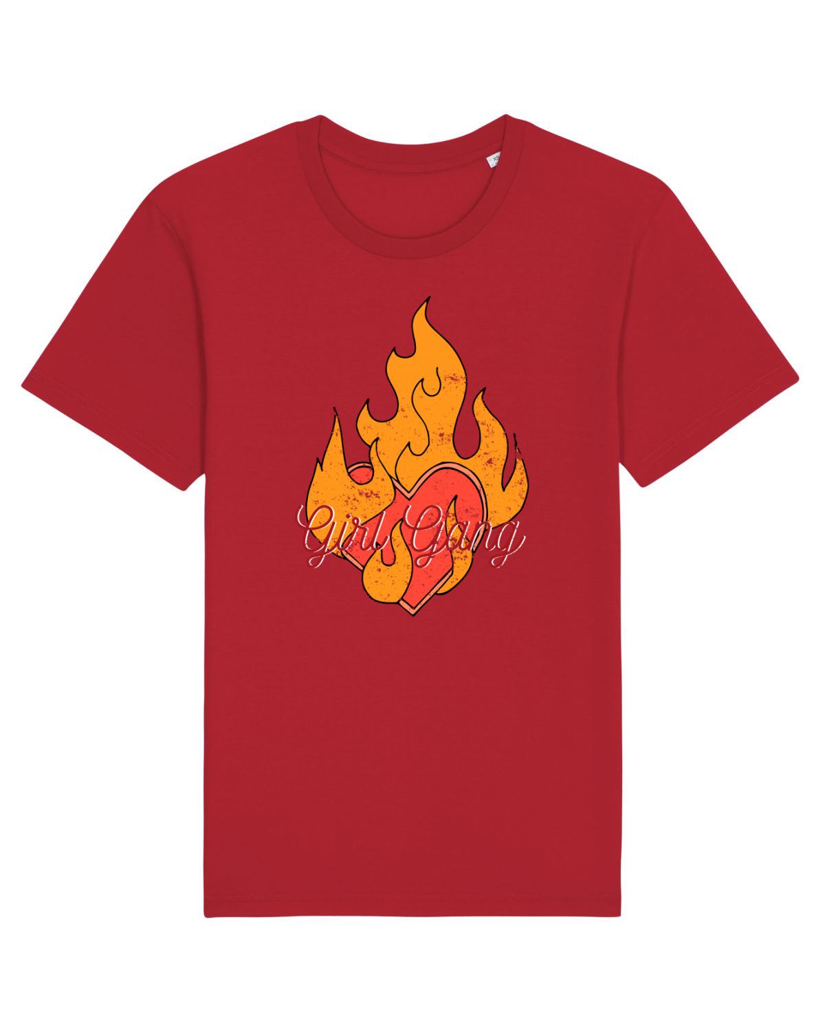 Tricou mânecă scurtă Unisex Rocker Red