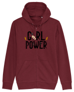 Girl Power Hanorac cu fermoar Unisex Connector