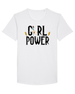 Girl Power Tricou mânecă scurtă guler larg Bărbat Skater