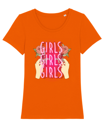 Girls Girls Girls Bright Orange