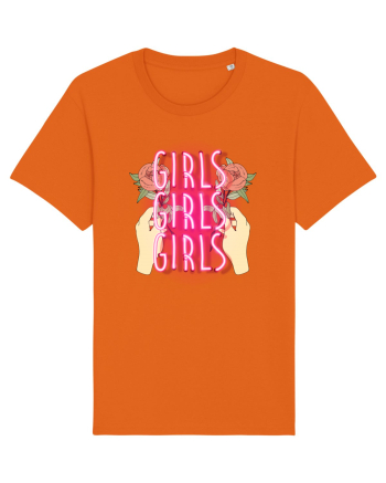 Girls Girls Girls Bright Orange