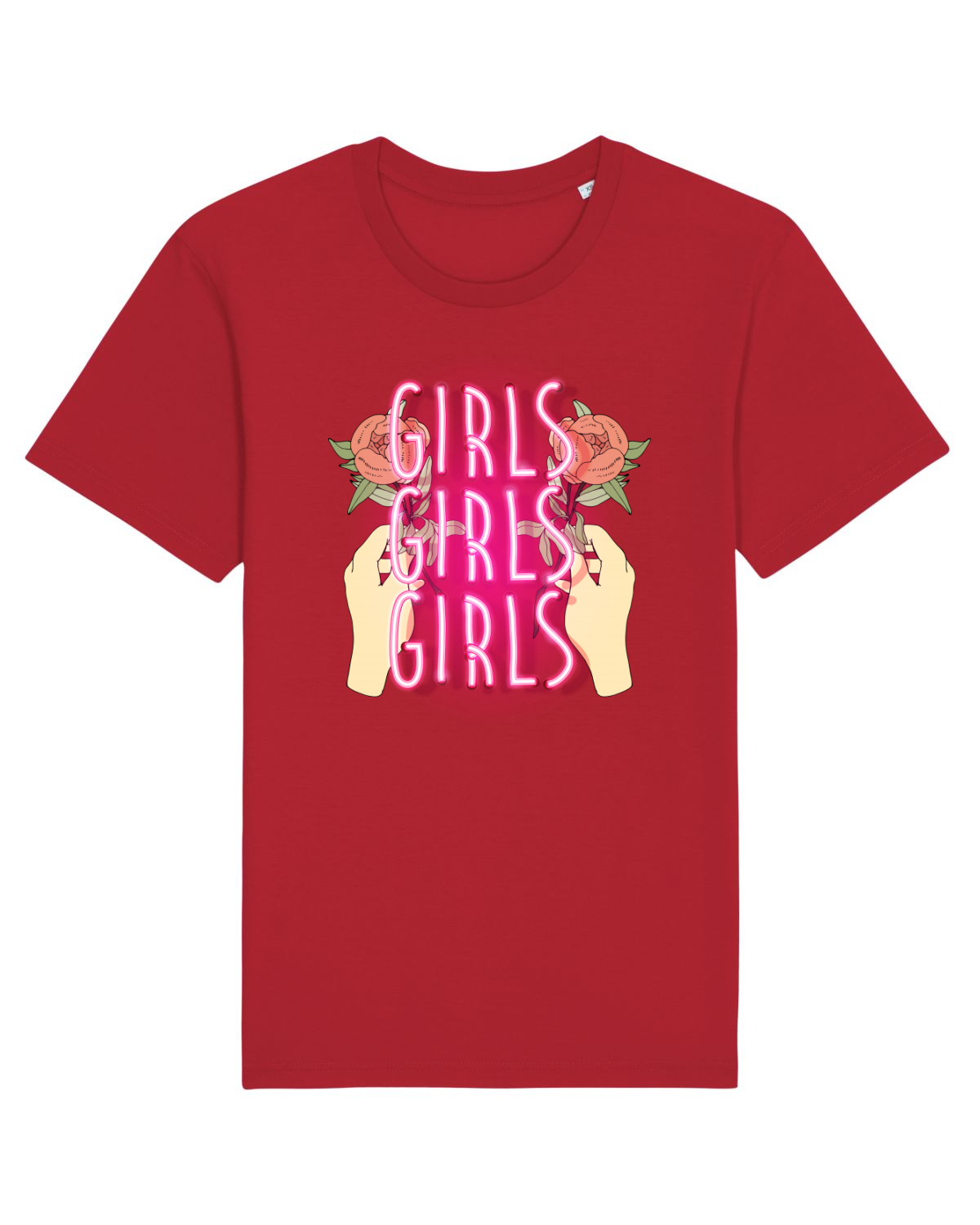 Tricou mânecă scurtă Unisex Rocker Red