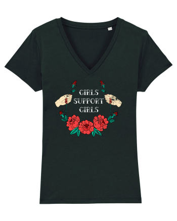 Girls Support Girls Black