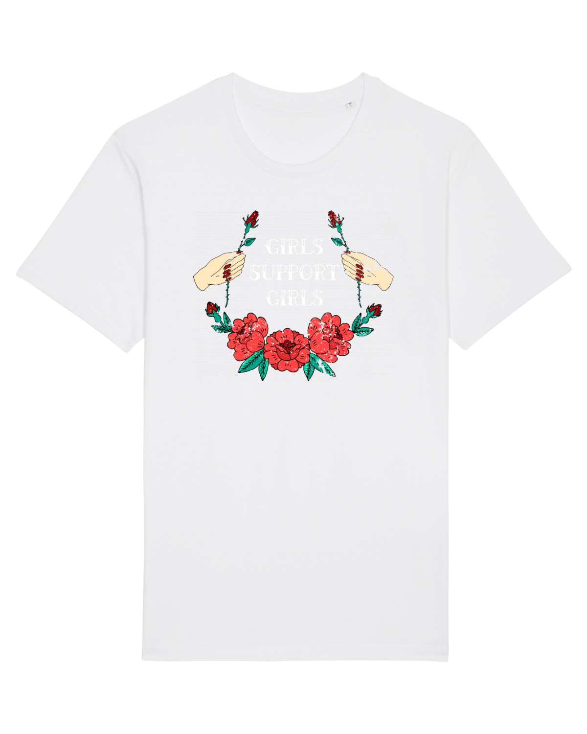 Tricou mânecă scurtă Unisex Rocker White