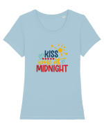 Kiss me at midnight Tricou mânecă scurtă guler larg fitted Damă Expresser