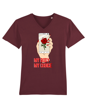 My Body My Choice Burgundy