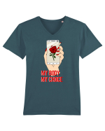 My Body My Choice Tricou mânecă scurtă guler V Bărbat Presenter