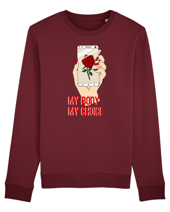 My Body My Choice Burgundy