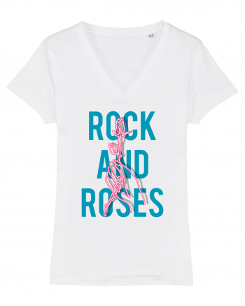 Rock and Roses White